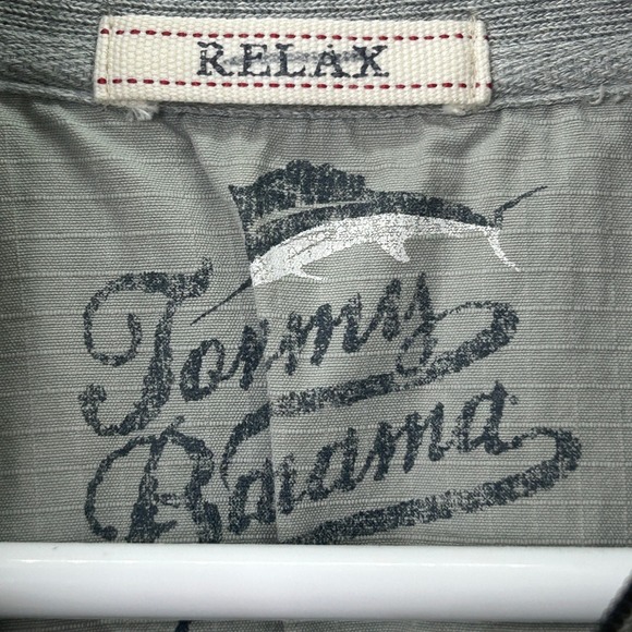 Tommy Bahama Relax Gray Quarter Zip Sweatshirt Pullover Men's XL - Picture 6 of 10
